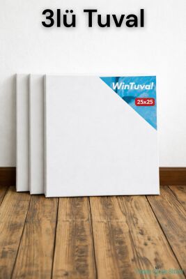 Standart Tuval 25x25 3lü - Yapay Çiçek Sitesi