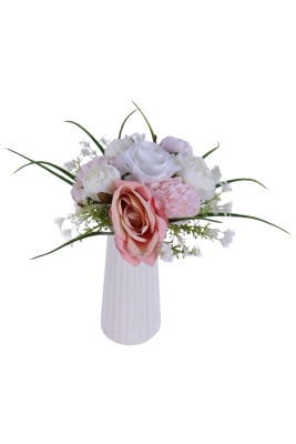 Vazoda Yapay Gül Aranjmanı - 2