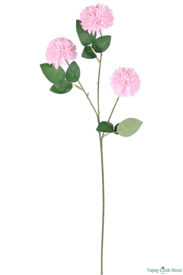 Yapay 3 Top Karanfil 62 cm Pembe - 4