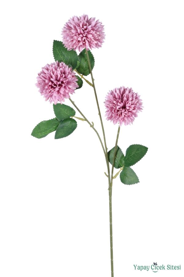 Yapay 3 Top Karanfil 62 cm Pembe - 2