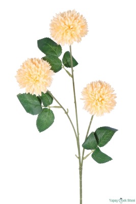 Yapay 3 Top Karanfil 62 cm Somon - 4