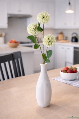 Yapay 3 Top Karanfil 62 cm Yeşil - Yapay Çiçek Sitesi