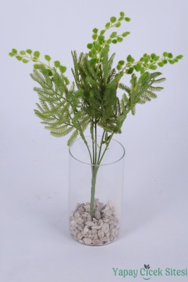 Yapay Akasya (Mimosa) Yeşillik Demeti 5 dal - 2