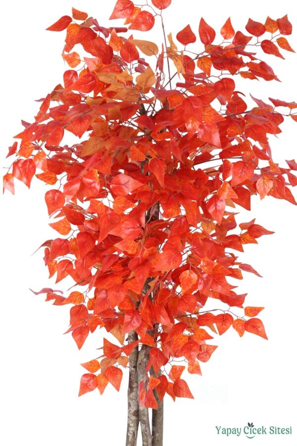 Yapay Akçaağaç 180 cm Bohem Saksıda Turuncu - 2