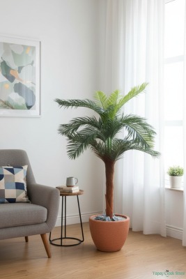 Yapay Areka Ağacı 160 cm Bohem Kiremit Saksıda - 5