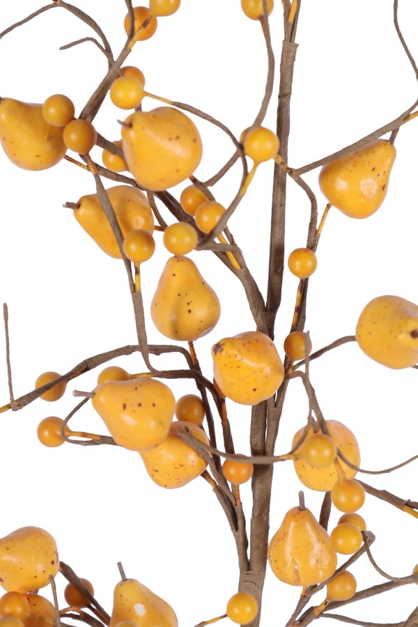 Yapay Armut Dalı 57cm Sarı - 2