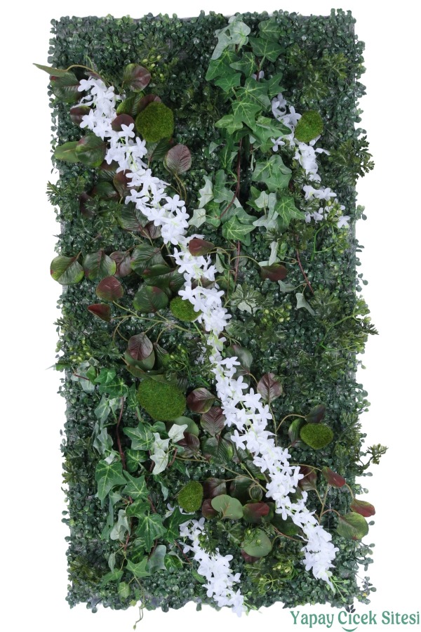 Yapay Bitkili Duvar Paneli 50x100 cm Model 4 - 1