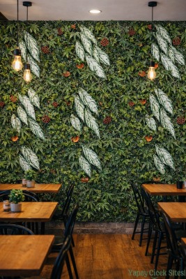 Yapay Bitkili Duvar Paneli 50x100 cm Model 5 - 4