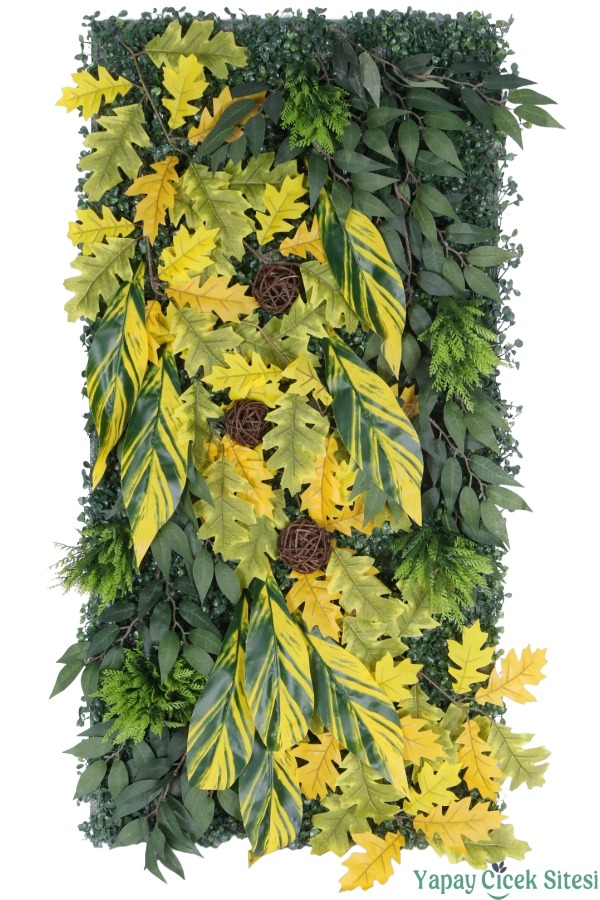 Yapay Bitkili Duvar Paneli 50x100 cm Model 6 - 1