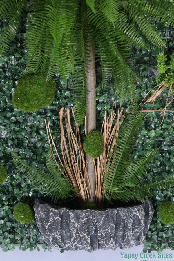 Yapay Bitkili Duvar Paneli 50x100 cm Model 8 - 3