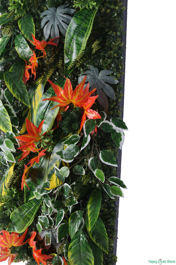 Yapay Bitkili Duvar Paneli 50x100 cm Model 9 - 3