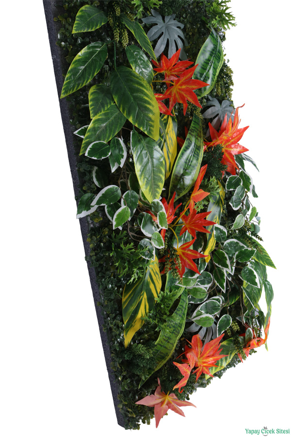 Yapay Bitkili Duvar Paneli 50x100 cm Model 9 - 4