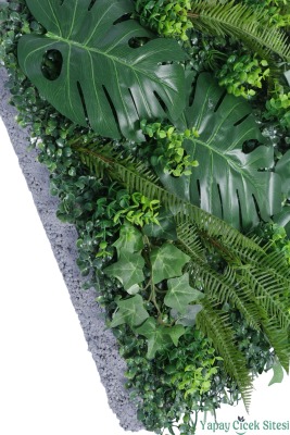 Yapay Bitkili Duvar Paneli 50x50 cm Model 7 - 3