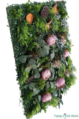 Yapay Bitkili Duvar Paneli 50x70 cm Model 1 - 3
