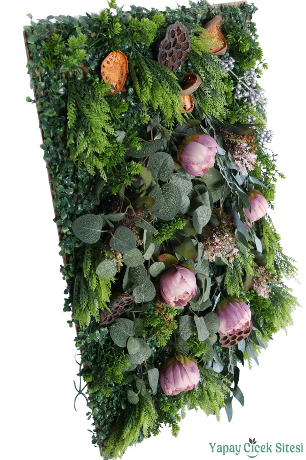 Yapay Bitkili Duvar Paneli 50x70 cm Model 1 - 3