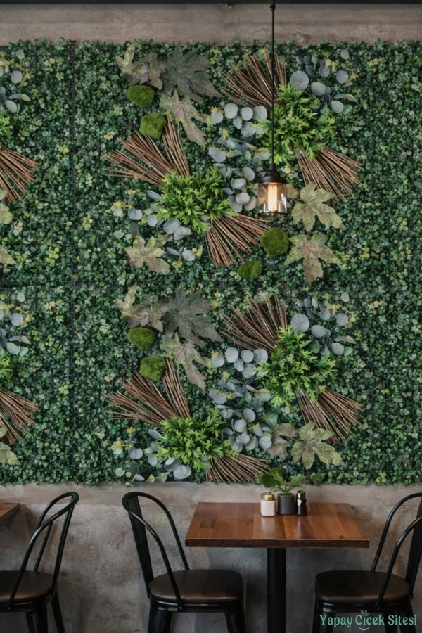 Yapay Bitkili Duvar Paneli 70x105 cm Model 1 - 6