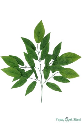 Yapay Ceviz Ağacı Dalı 65 Cm 12 Adet Yeşil - 2