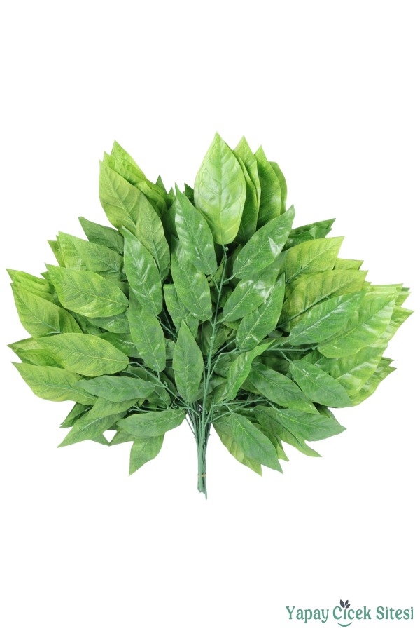 Yapay Ceviz Ağacı Dalı 65 Cm 12 Adet Yeşil - 3