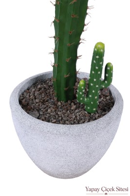 Bohem Saksıda Yapay Kaktüsü 97 cm Model 6 - 3