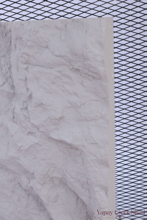 Boyanabilir Poliüretan Panel Kaya Model 60x120 cm Ekru - 2