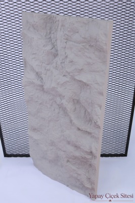 Boyanabilir Poliüretan Panel Kaya Model 60x120 cm Ekru - 3