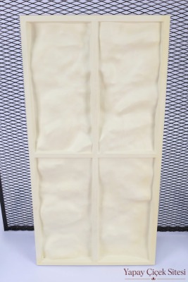 Boyanabilir Poliüretan Panel Kaya Model 60x120 cm Ekru - 4