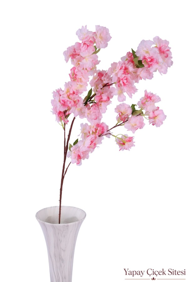 Kaliteli Yapay Bahar Dalı Çiçeği 106 Cm Açık Pembe - 2