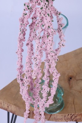 Yapay Amarantus Cipso Dalı 120 cm Pembe - 2