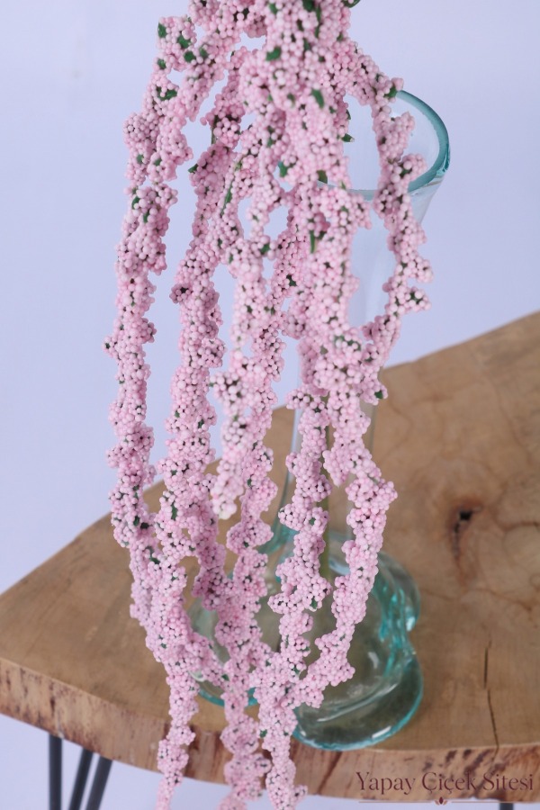 Yapay Amarantus Cipso Dalı 120 cm Pembe - 2
