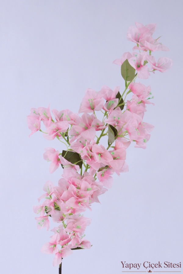 Yapay Begonvil Çiçeği Dalı 115 cm Pudra Pembe - 2