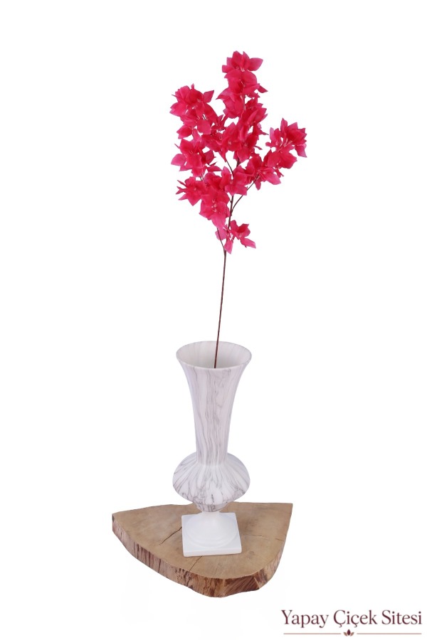 Yapay Begonvil Çiçeği Dalı 85 cm Fuşya Pembe - 2