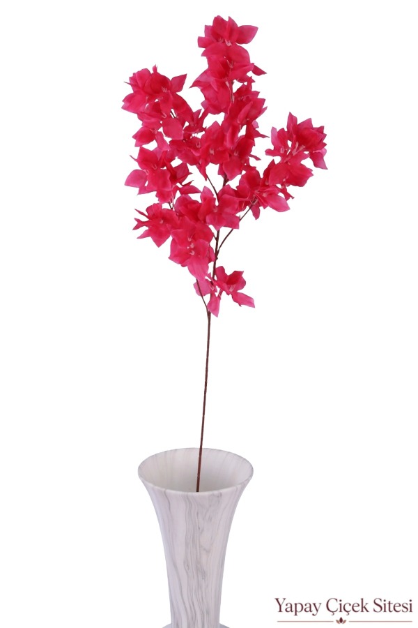 Yapay Begonvil Çiçeği Dalı 85 cm Fuşya Pembe - 3