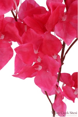 Yapay Begonvil Çiçeği Dalı 85 cm Fuşya Pembe - 5