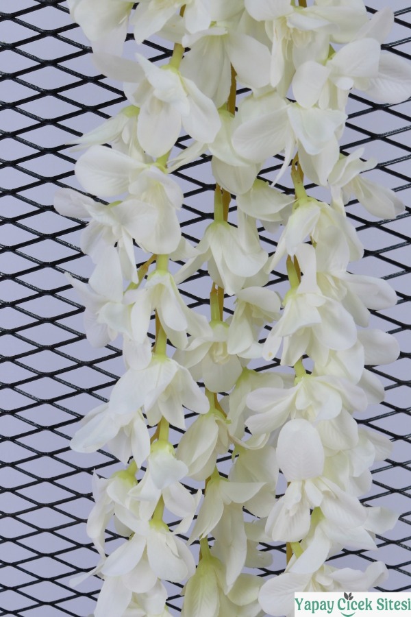 Yapay Dendrobium Orkide Sarkıt Sarmaşığı 100 cm - Kırık Beyaz - 2