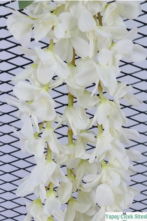 Yapay Dendrobium Orkide Sarkıt Sarmaşığı 100 cm - Kırık Beyaz - 4
