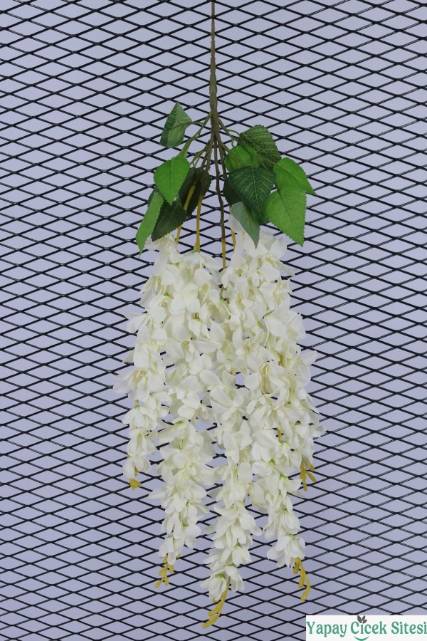 Yapay Dendrobium Orkide Sarkıt Sarmaşığı 65 cm - Kırık Beyaz - 1