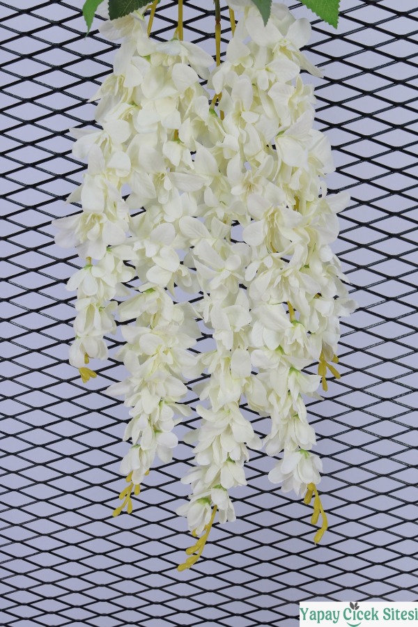 Yapay Dendrobium Orkide Sarkıt Sarmaşığı 65 cm - Kırık Beyaz - 2
