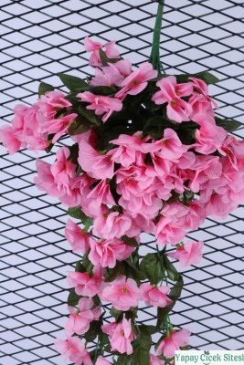Yapay Hanımeli Sarkan Sarmaşığı 80 cm - Pembe - 2