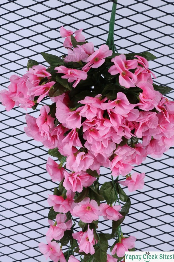 Yapay Hanımeli Sarkan Sarmaşığı 80 cm - Pembe - 2