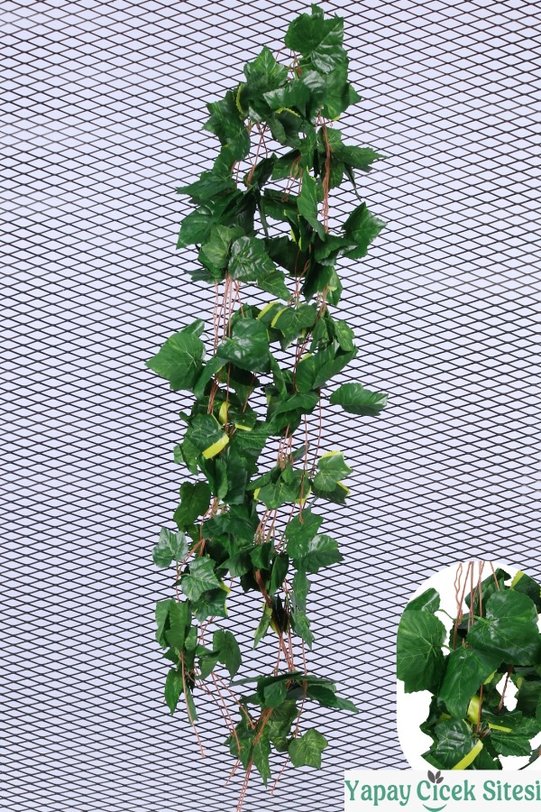 Yapay İri Yapraklı İp Sarmaşık 230 cm - 5 Adet - 1