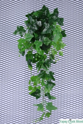 Yapay Islak Dokulu Hedera Sarkıt Sarmaşığı 105 cm - Koyu Yeşil - 2