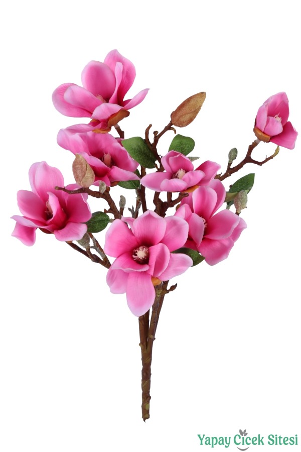 Yapay Manolya Demeti 53 cm Pembe - 1