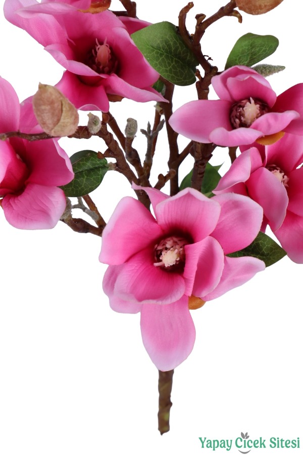 Yapay Manolya Demeti 53 cm Pembe - 2