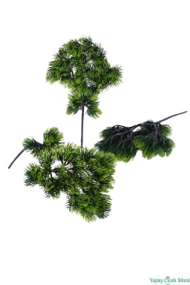 Yapay Premium Bonsai Dalı 3 Adet 32 cm Yeşil - Yapay Çiçek Sitesi