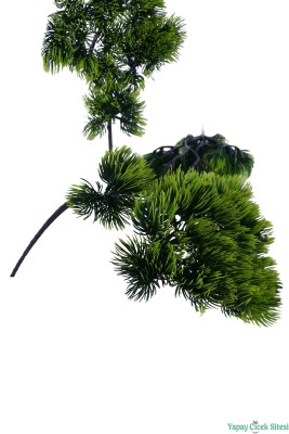 Yapay Premium Bonsai Dalı 3 Adet 32 cm Yeşil - 3
