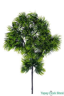 Yapay Premium Bonsai Dalı 3 Adet 32 cm Yeşil - 4