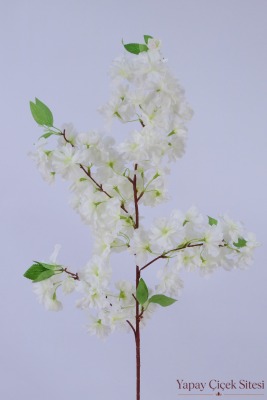 Yapay Sakura Bahar Dalı 90 cm Beyaz - 2