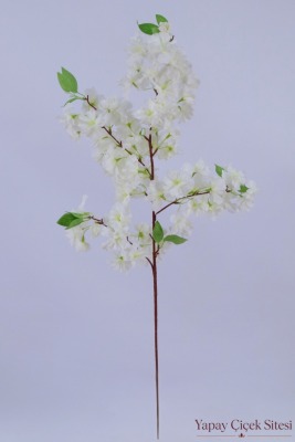 Yapay Sakura Bahar Dalı 90 cm Beyaz - Yapay Çiçek Sitesi