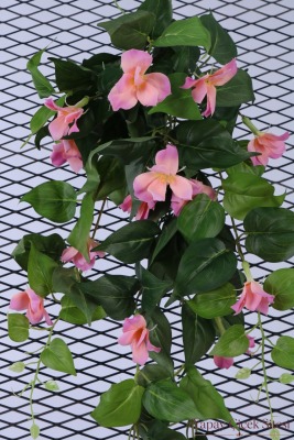 Yapay Sarkıt Begonya Çiçeği Sarmaşığı 85 cm - Leylak - 2