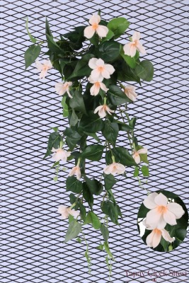 Yapay Sarkıt Begonya Çiçeği Sarmaşığı 85 cm - Şampanya - Yapay Çiçek Sitesi
